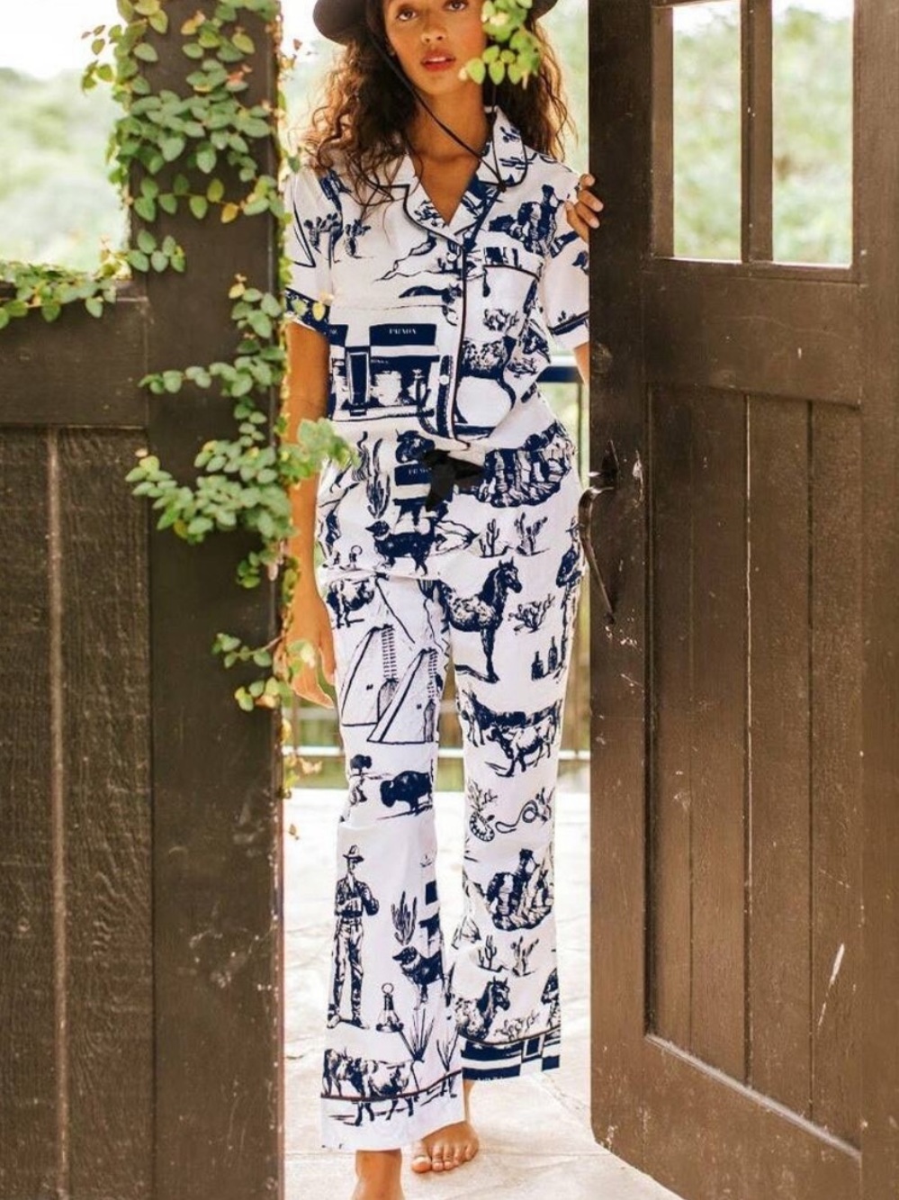 Katie Kime Marfa Toile Pajamas
